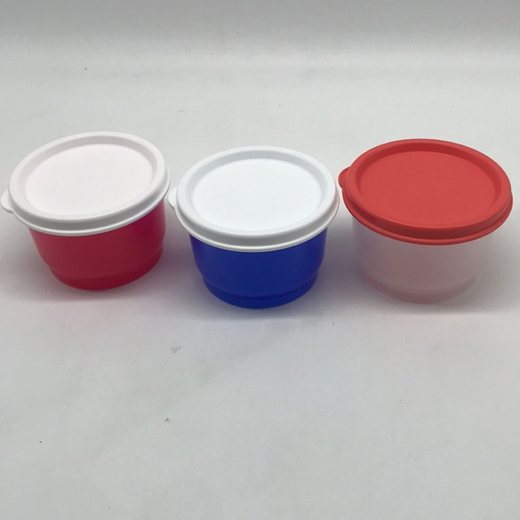 Tupperware Snack Cup Lunch Set of 3